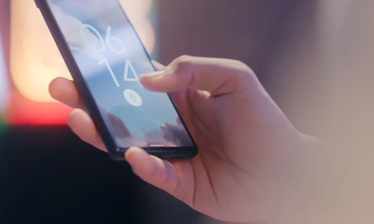 Verificação de senha e acesso em celular antes de inserir dados
